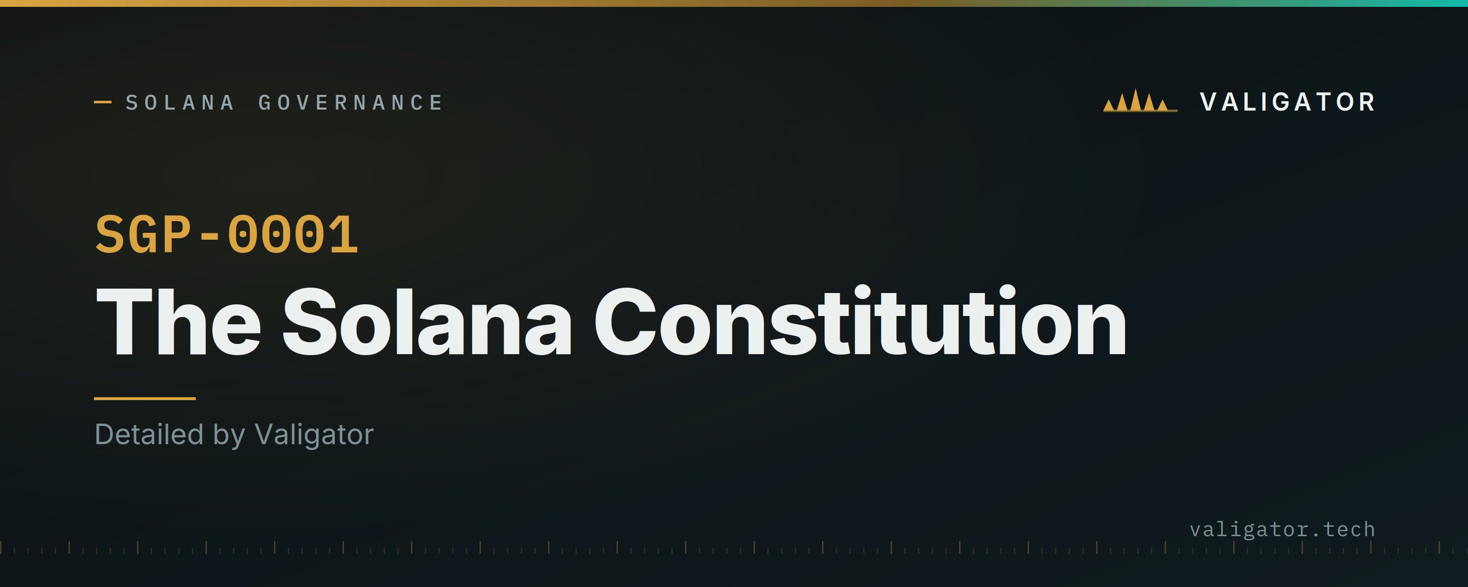 SGP-0001: The Solana Constitution